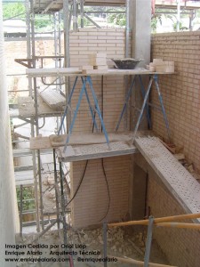Arquitecto Técnico Valencia, Andamios